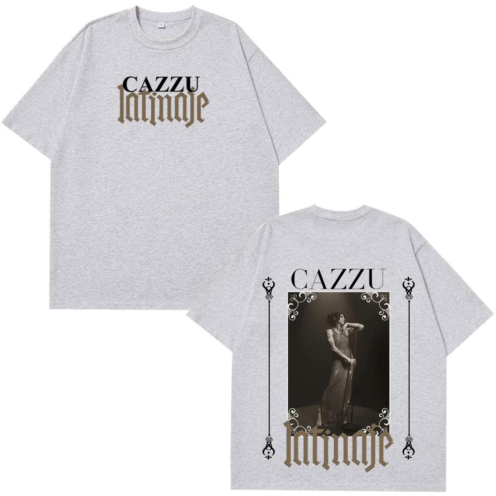 Singer Cazzu Latinaje Music Album Retro Print T Shirt Unisex Women Fashion Tshirt Shortsleeved Cotton Harajuku Casual Tshirts 4XL
Singer Cazzu Latinaje Music Album Retro Print T Shirt Unisex Women Fashion Tshirt Shortsleeved Cotton Harajuku Casual Tshirts 4XL