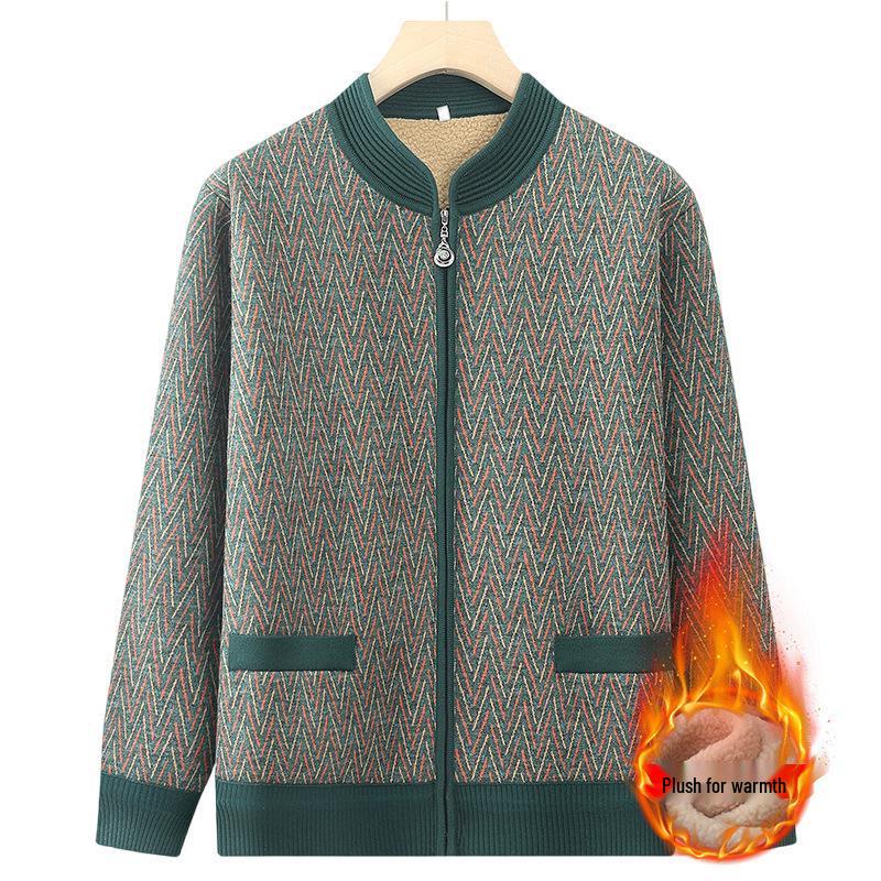 Elderly Women s Thick Fleece Cardigan Sweater Coat 3XL for 120-140 jin
Elderly Women s Thick Fleece Cardigan Sweater Coat 3XL for 120-140 jin