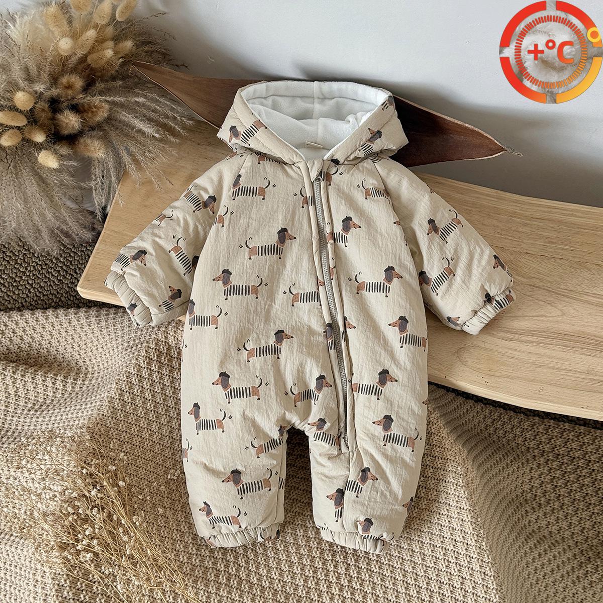 Hooded Velvet Infant Romper: New Winter Style One-Piece Jumpsuit for Babies & Toddlers 6-9M абрикосовий
Hooded Velvet Infant Romper: New Winter Style One-Piece Jumpsuit for Babies & Toddlers 6-9M абрикосовий