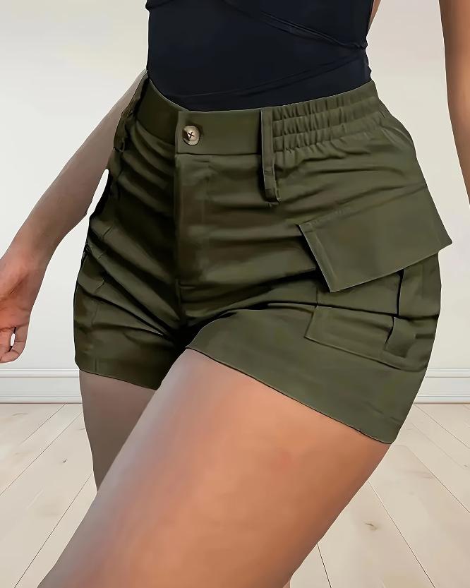 Women s High-Waisted Cargo Shorts - European & American Street Style Extra Large армія зелений колір
Women s High-Waisted Cargo Shorts - European & American Street Style Extra Large армія зелений колір