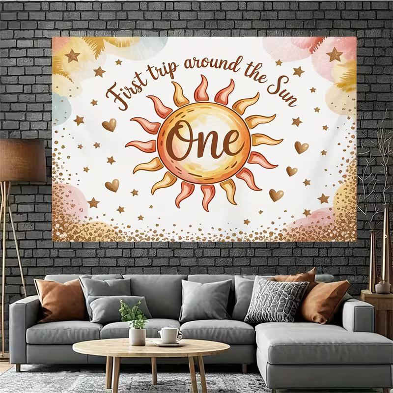 2D First Trip Around the Sun Backdrop for Boho 1st Birthday Party Decor 47.2x31.5inch/120*80cm
2D First Trip Around the Sun Backdrop for Boho 1st Birthday Party Decor 47.2x31.5inch/120*80cm