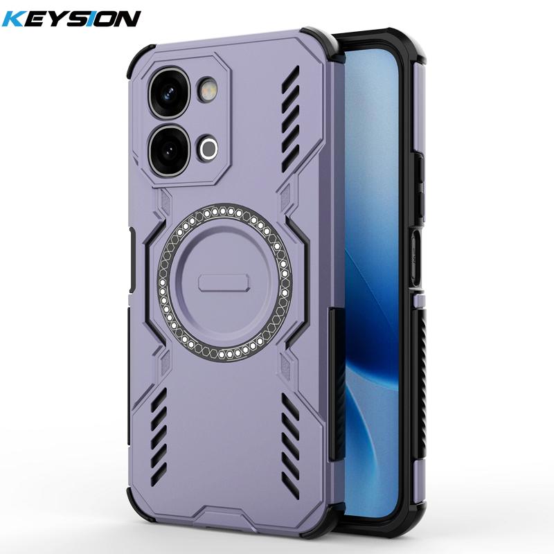 KEYSION Hollow Heat Dissipation Case for IQOO Z11X 5G Soft Silicone+PC Magnetic Cooling Shockproof Phone Back Cover for VIVO Y31d for VIVO Y31d фіолетовий
KEYSION Hollow Heat Dissipation Case for IQOO Z11X 5G Soft Silicone+PC Magnetic Cooling Shockproof Phone Back Cover for VIVO Y31d for VIVO Y31d фіолетовий