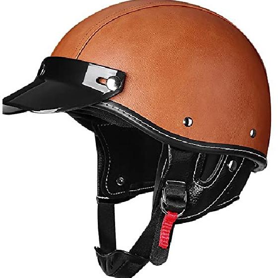 Thunder Cruiser Motorcycle Helmet, All-Season, Unisex, Retro Leather Rider Riding Half-Helmet, Electric Vehicle Safety Helmet M коричневый
Thunder Cruiser Motorcycle Helmet, All-Season, Unisex, Retro Leather Rider Riding Half-Helmet, Electric Vehicle Safety Helmet M коричневый