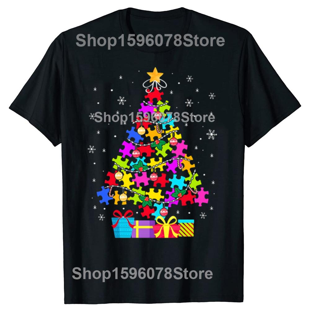 Cute Autism Christmas Graphic T Shirts Mens Clothing New in Tops Tees Cotton Women Printed Tshirt Y2K Clothes Funny Tshirt 4XL
Cute Autism Christmas Graphic T Shirts Mens Clothing New in Tops Tees Cotton Women Printed Tshirt Y2K Clothes Funny Tshirt 4XL