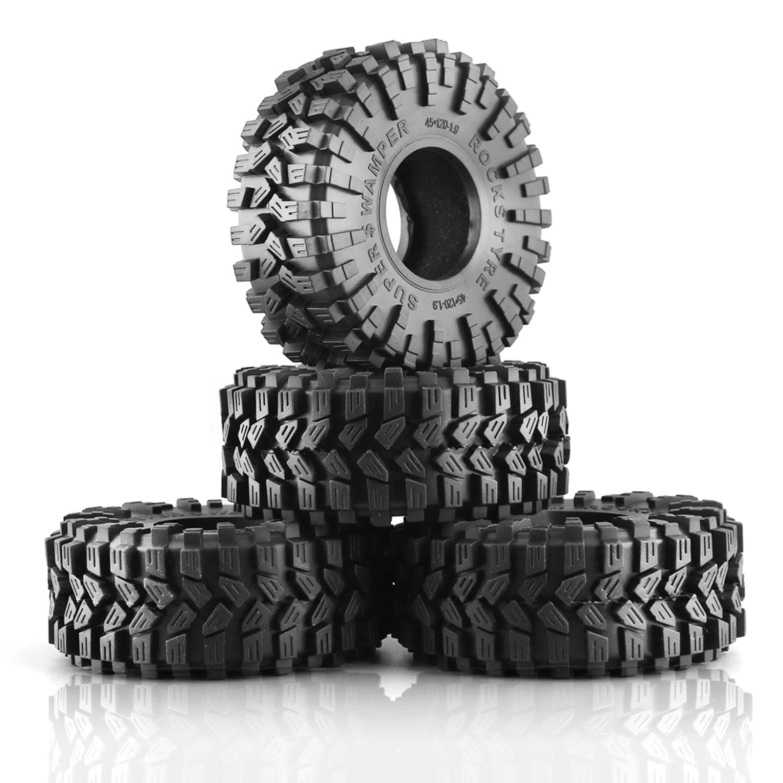 Remote Control Crawler Rubber Car Tires 1.9inch 120*45mm 4pcs Replacement for 4 D90 SCX10 90046 II III 1Celsius10 Remote Contro
Remote Control Crawler Rubber Car Tires 1.9inch 120*45mm 4pcs Replacement for 4 D90 SCX10 90046 II III 1Celsius10 Remote Contro