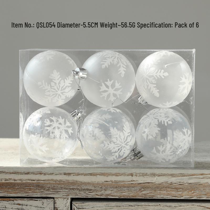 Blue Painted 6cm Transparent Acrylic Christmas Ornament Ball
Blue Painted 6cm Transparent Acrylic Christmas Ornament Ball