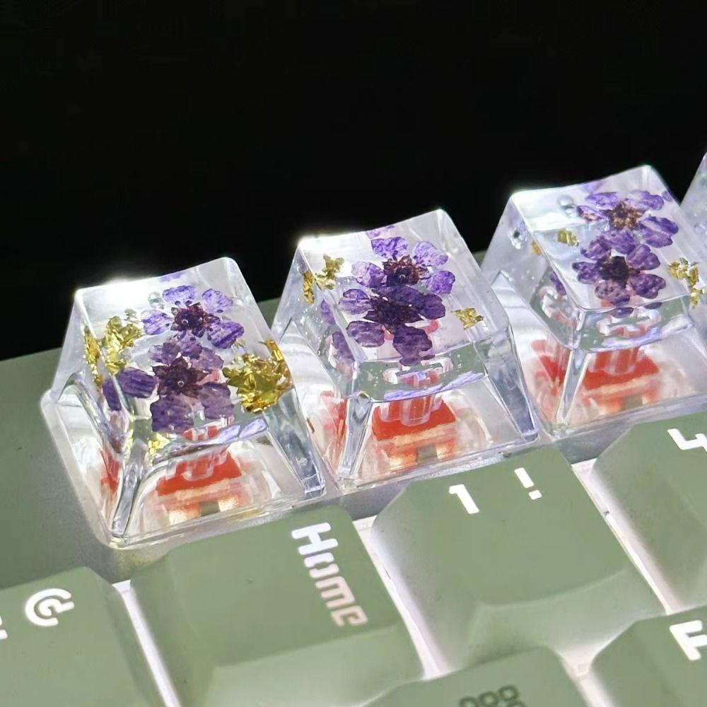 OEM R4 Mechanical Keyboard Keycap Gypsophila Resin Keycap Universal Dried Flower Keycaps Cherry MX фіолетовий
OEM R4 Mechanical Keyboard Keycap Gypsophila Resin Keycap Universal Dried Flower Keycaps Cherry MX фіолетовий