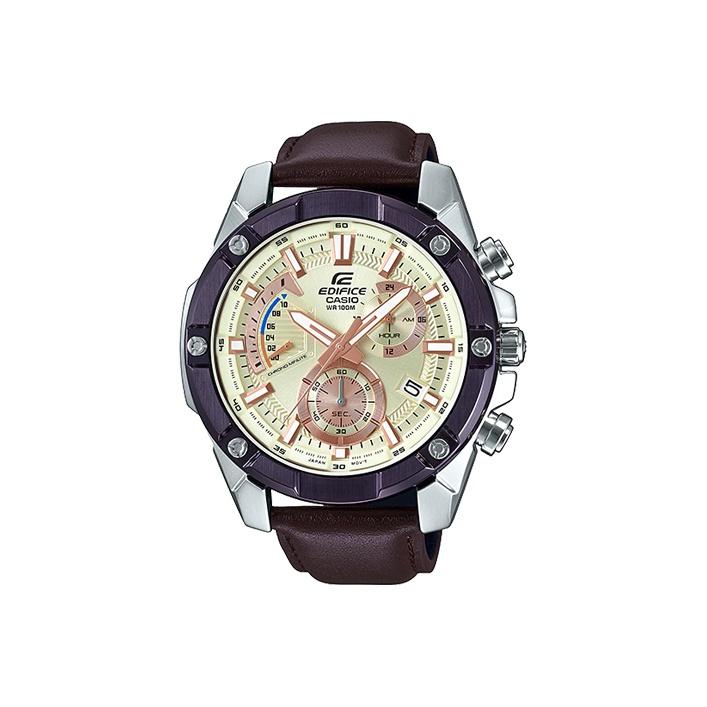 Casio Edifice Series Simple Casual Fashion Quartz Movement Genuine Leather Strap Watch Men watches Gold EFR-559BL-7AV Gold Dial
Casio Edifice Series Simple Casual Fashion Quartz Movement Genuine Leather Strap Watch Men watches Gold EFR-559BL-7AV Gold Dial