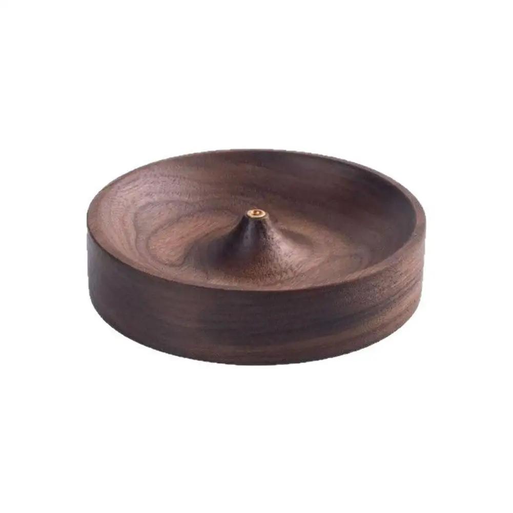 North American Black Walnut Solid Wood Incense Stick Incense Censer Tray Handmade Holder Tea Agarwood Round Base Burner Cer F5C6
North American Black Walnut Solid Wood Incense Stick Incense Censer Tray Handmade Holder Tea Agarwood Round Base Burner Cer F5C6