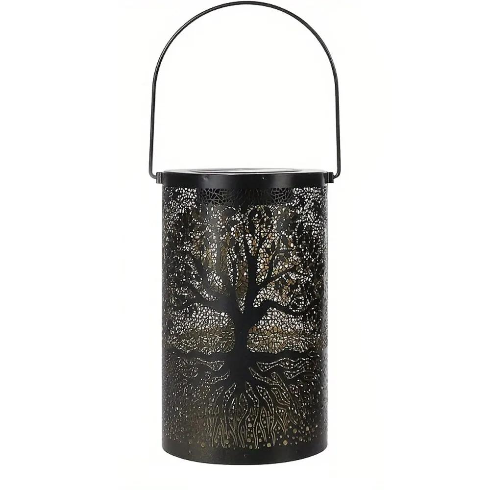 HOMEFISH 1pc Hanging Solar Lantern, Outdoor Waterproof Vintage Metal LED Big Tree Decorative Lights, Garden Yard Lawn Lights 0-5W теплим білим кольором
HOMEFISH 1pc Hanging Solar Lantern, Outdoor Waterproof Vintage Metal LED Big Tree Decorative Lights, Garden Yard Lawn Lights 0-5W теплим білим кольором
