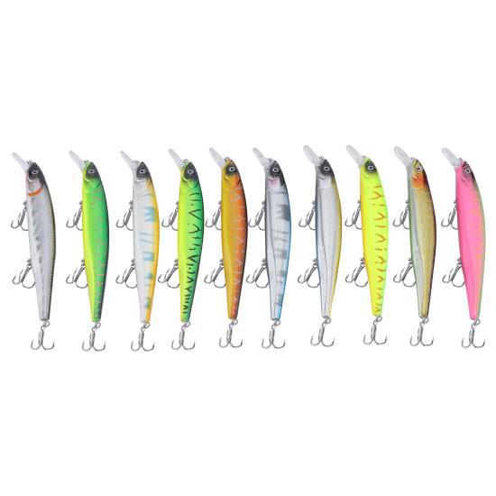 Рыболовная приманка Minnow 22,8 г/14 см, плавающая искусственная твердая наживка, воблеры для окуня, приманки с крючком
Рыболовная приманка Minnow 22,8 г/14 см, плавающая искусственная твердая наживка, воблеры для окуня, приманки с крючком