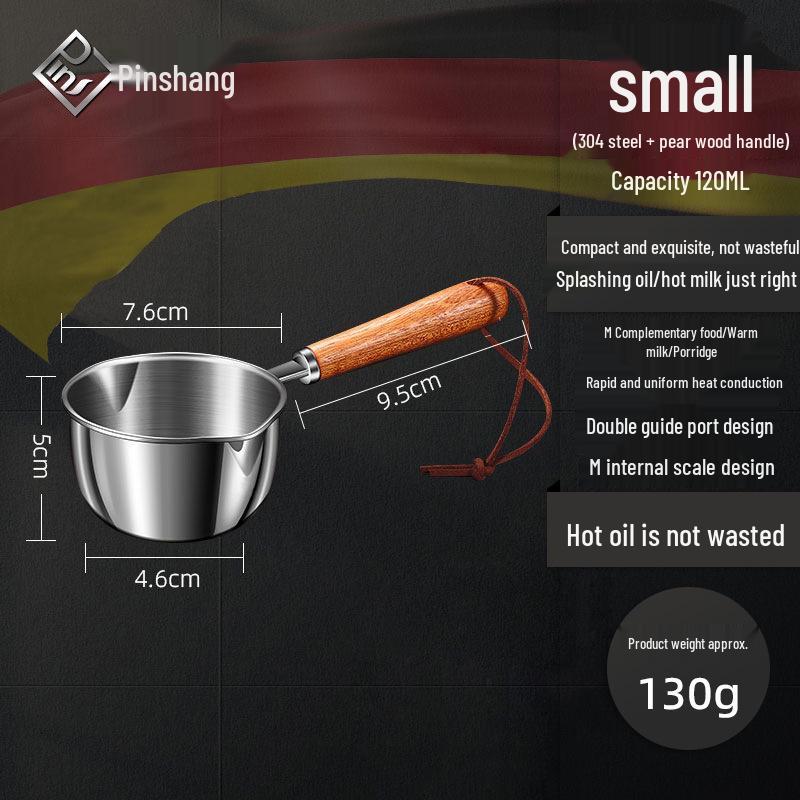 304 Stainless Steel Multi-Layer Oil Splatter and Baby Food Pot - Thickened Kitchen Milk and Oil Pouring Pot Standard
304 Stainless Steel Multi-Layer Oil Splatter and Baby Food Pot - Thickened Kitchen Milk and Oil Pouring Pot Standard