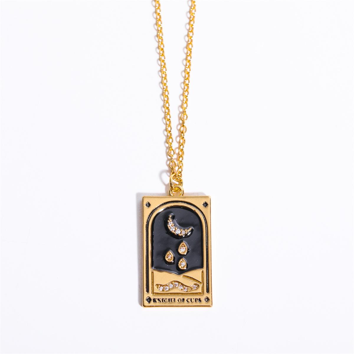 Second Hair Tarot Tarot Square Necklace Female High Praise Hot Jewelry Lady
Second Hair Tarot Tarot Square Necklace Female High Praise Hot Jewelry Lady