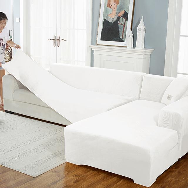 Бархатный чехол для дивана, роскошные L-образные чехлы для диванов, однотонные чехлы для угловых диванов, кресло, противопыльный эластичный чехол, разрешено для домашних животных 1seater 90-140cm белый
Бархатный чехол для дивана, роскошные L-образные чехлы для диванов, однотонные чехлы для угловых диванов, кресло, противопыльный эластичный чехол, разрешено для домашних животных 1seater 90-140cm белый