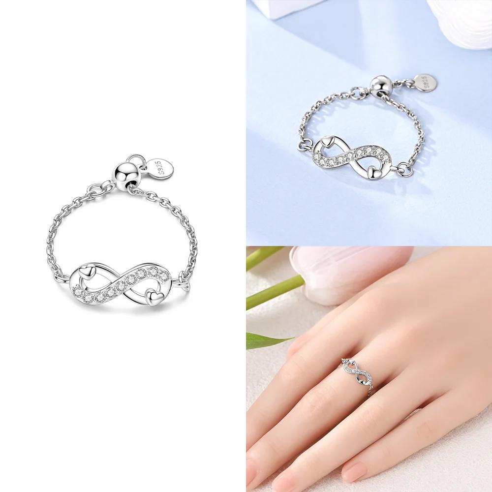 Infinite Love Zircon Heart Ring Standard Copper Women S Jewelry Fine Gift Wedding Ring Adjustable Girlfriend Accessory
Infinite Love Zircon Heart Ring Standard Copper Women S Jewelry Fine Gift Wedding Ring Adjustable Girlfriend Accessory