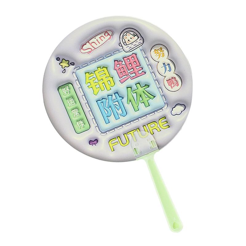 Round Handheld Fan Letter Patterns Handheld Cooling Fans Manual Small Fan Multipurpose Decoration Cooling Fans Summer Round Fan
Round Handheld Fan Letter Patterns Handheld Cooling Fans Manual Small Fan Multipurpose Decoration Cooling Fans Summer Round Fan