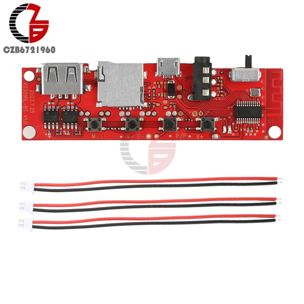 DC 3.7V Bluetooth Audio Amplifier Board Multifunctional Dual Amplifier Decoder Board DIY Player Speaker Circuit Board
DC 3.7V Bluetooth Audio Amplifier Board Multifunctional Dual Amplifier Decoder Board DIY Player Speaker Circuit Board