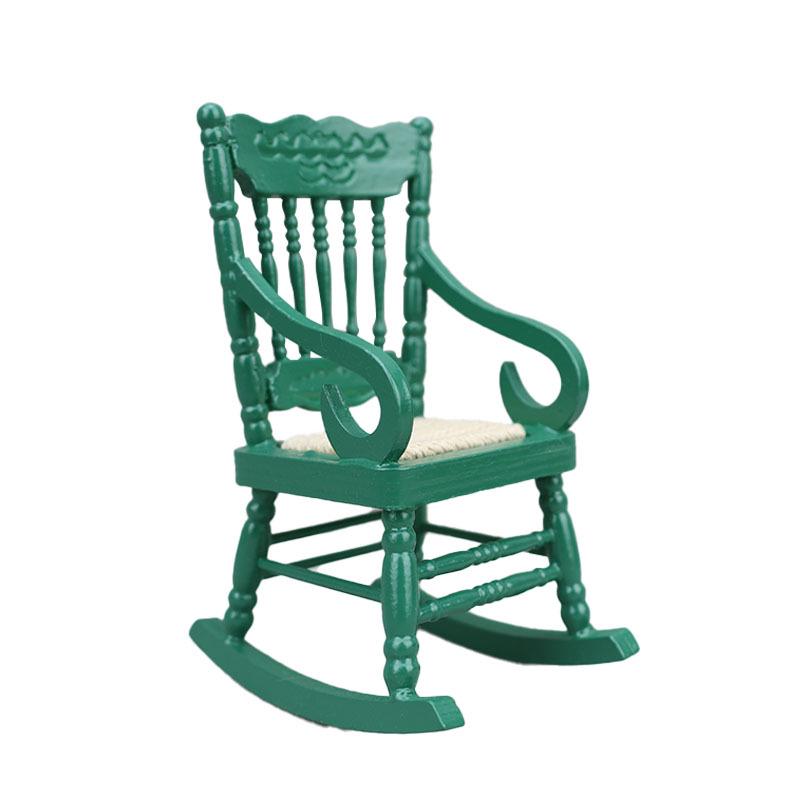 Miniature White Woven Rocking Chair with Armrests for 1:12 Dollhouse зелёный
Miniature White Woven Rocking Chair with Armrests for 1:12 Dollhouse зелёный