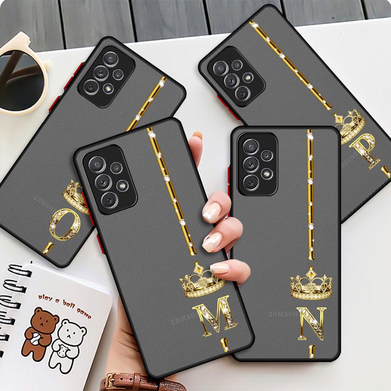 Матовый чехол из розового золота с 26 буквами MRPZ для Samsung Galaxy A52 A12 A51 A32 A21s A71 A32 5G A12 A22 A53 A70 A50, жесткий чехол для телефона Samsung A73 5G
Матовый чехол из розового золота с 26 буквами MRPZ для Samsung Galaxy A52 A12 A51 A32 A21s A71 A32 5G A12 A22 A53 A70 A50, жесткий чехол для телефона Samsung A73 5G