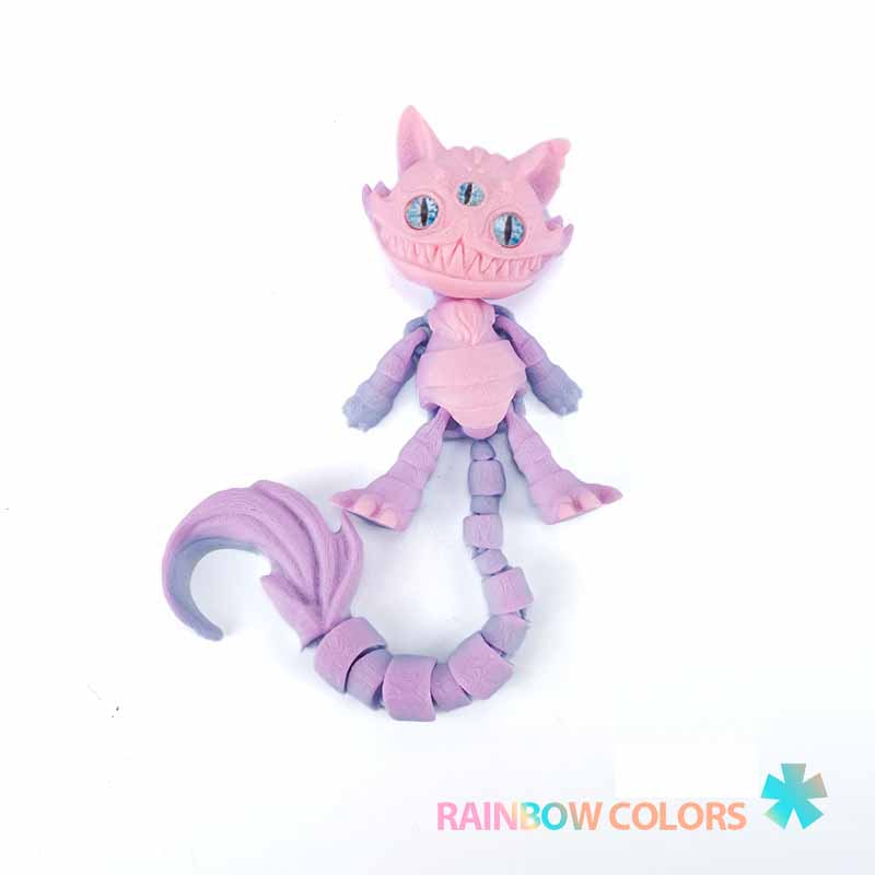 Novelty 3D Printing Scary Cat Toys Cute Halloween Monster Cat Animal Figure Models Joints Movable Stress Relief Toys Gifts розовый
Novelty 3D Printing Scary Cat Toys Cute Halloween Monster Cat Animal Figure Models Joints Movable Stress Relief Toys Gifts розовый