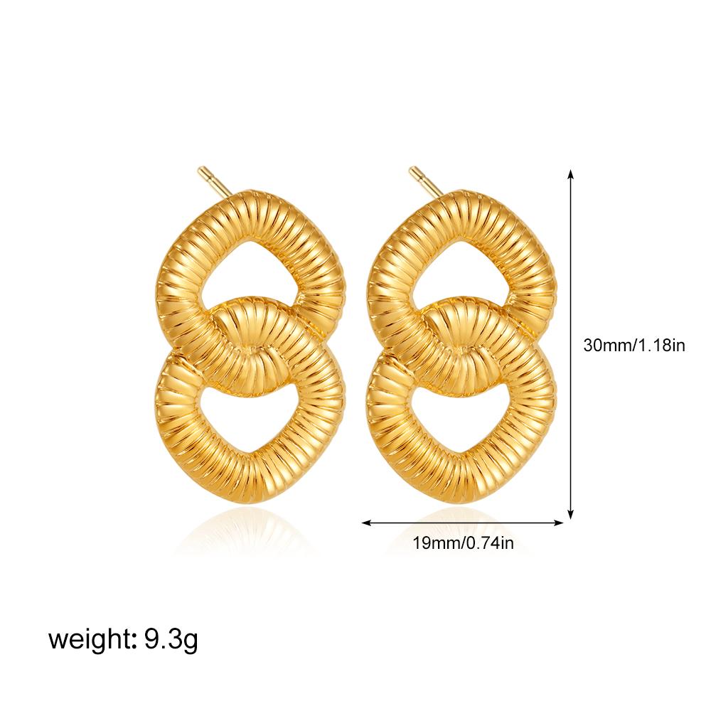 Fashion Pearl Zircon Texture Round Earrings for Women Golden Color Stainless Steel Double Chunky Hoop Earring Statement Zircon Gold
Fashion Pearl Zircon Texture Round Earrings for Women Golden Color Stainless Steel Double Chunky Hoop Earring Statement Zircon Gold