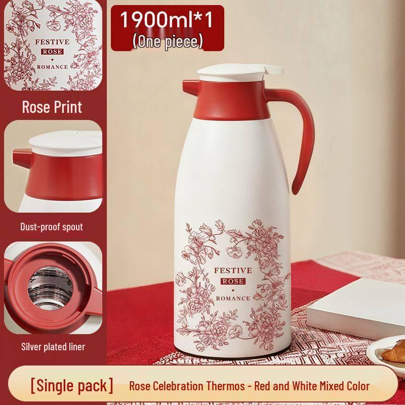 Elegant Red Wedding Thermos Pair - 2025 New Style Warm Water Bottles for Newlyweds 1900ml
Elegant Red Wedding Thermos Pair - 2025 New Style Warm Water Bottles for Newlyweds 1900ml