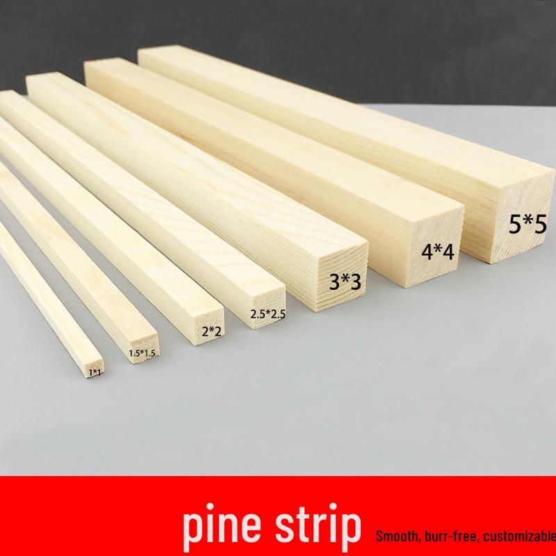 Палка из массива сосны для DIY проектов Pine 0.5*0.5*30cm 5pcs
Палка из массива сосны для DIY проектов Pine 0.5*0.5*30cm 5pcs