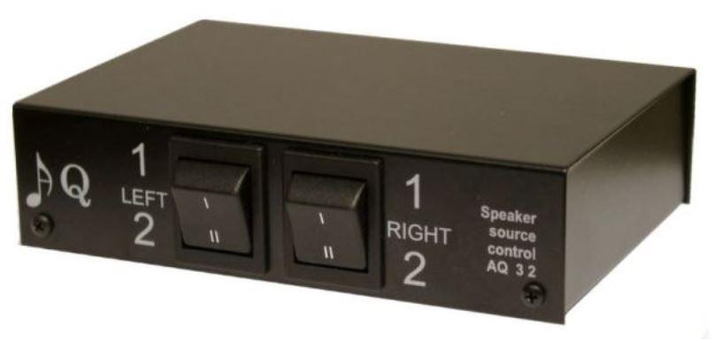 AQ32 amplifier/speaker switch, switching two amplifiers to one pair of speakers without loss of quality., Acoustique Quality чорний
AQ32 amplifier/speaker switch, switching two amplifiers to one pair of speakers without loss of quality., Acoustique Quality чорний