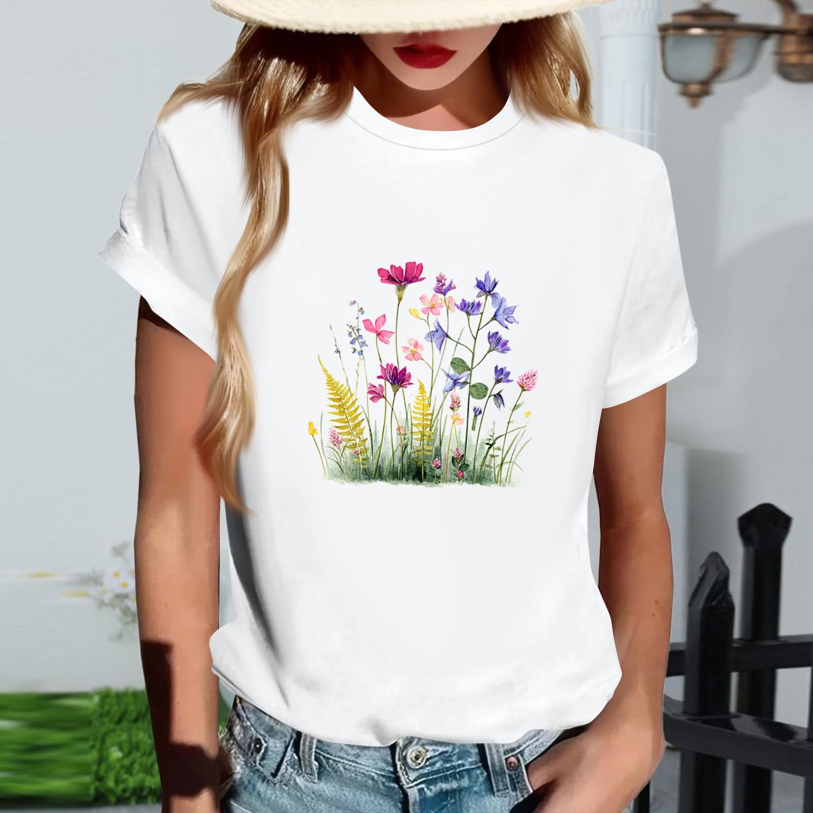 Жіноча модна футболка з круглим вирізом, повсякденна, з ретро-принтом, з короткими рукавами XL білий
Жіноча модна футболка з круглим вирізом, повсякденна, з ретро-принтом, з короткими рукавами XL білий