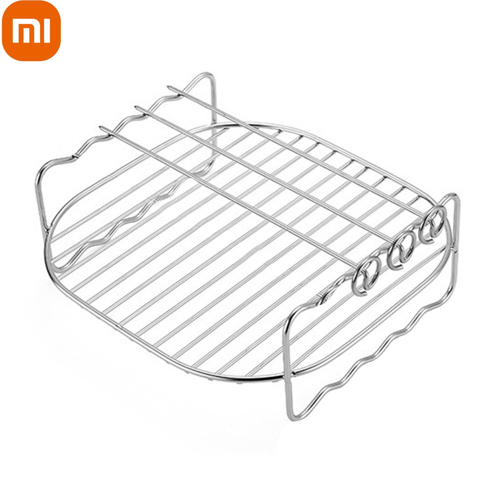 Аксессуары для фритюрниц XiaomiAir с шампурами | Двухслойная решетка для аэрофритюрницы из нержавеющей стали | Многоцелевая стойка S
Аксессуары для фритюрниц XiaomiAir с шампурами | Двухслойная решетка для аэрофритюрницы из нержавеющей стали | Многоцелевая стойка S