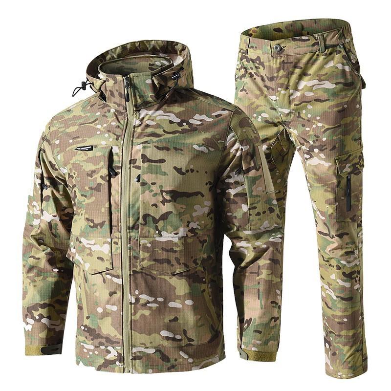 Camouflage Suit Men s Wear-resistant Breathable Grid Military Training Outdoor Labor Protection Work Clothes 195 yards recommended 190-210 kg
Camouflage Suit Men s Wear-resistant Breathable Grid Military Training Outdoor Labor Protection Work Clothes 195 yards recommended 190-210 kg