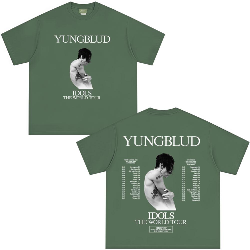 Yungblud IDOLS The World Tour 2025 T Shirts Fans Gift Unisexs Women Hip Hop Short Sleeve Tshirts Oversized Casual Cotton Tshirt 4XL
Yungblud IDOLS The World Tour 2025 T Shirts Fans Gift Unisexs Women Hip Hop Short Sleeve Tshirts Oversized Casual Cotton Tshirt 4XL