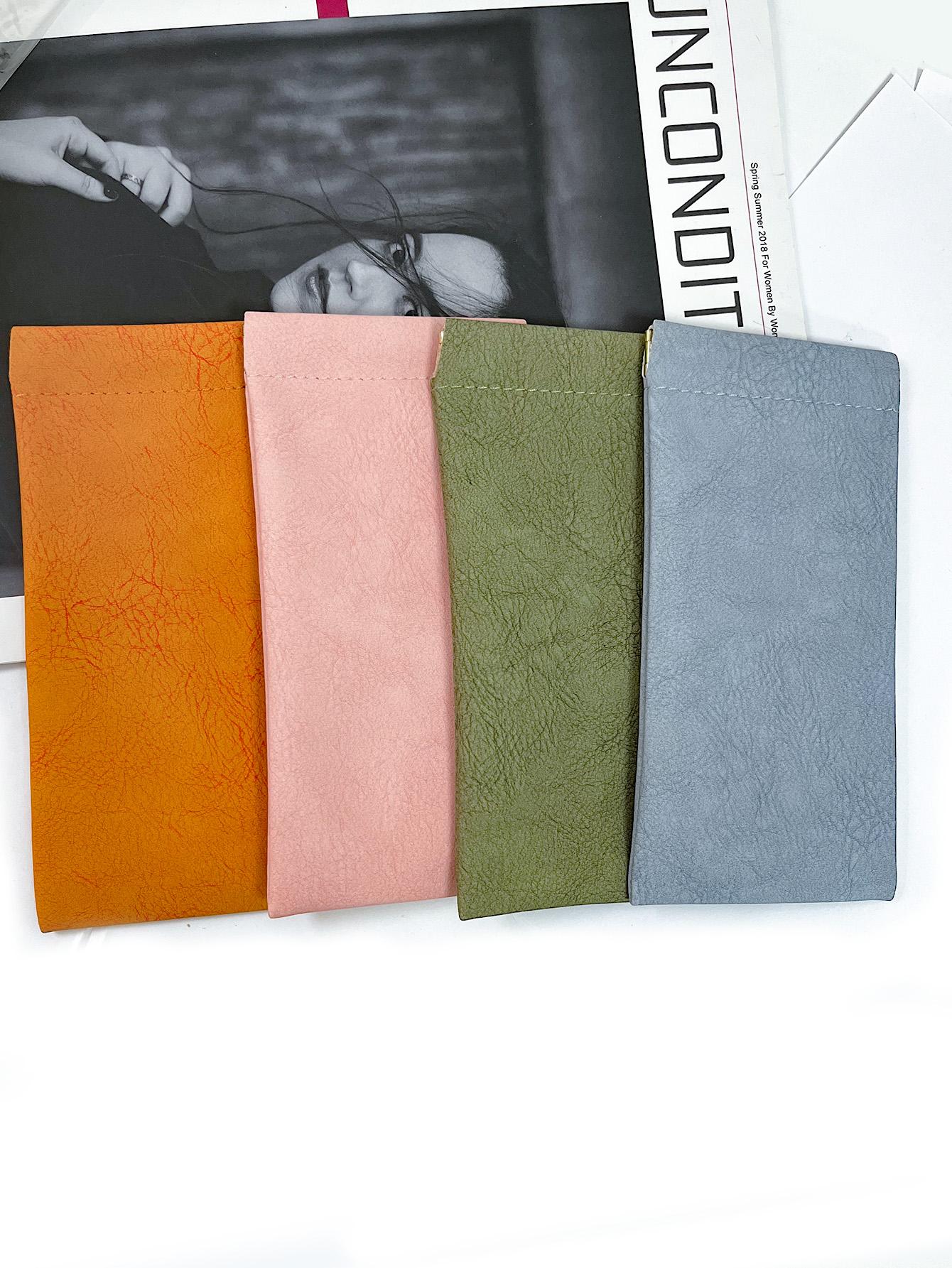 Чехол для очков из 4 предметов с тиснением личи, футляр для очков с автоматическим закрыванием и прочной конструкцией розовый/синий
Чехол для очков из 4 предметов с тиснением личи, футляр для очков с автоматическим закрыванием и прочной конструкцией розовый/синий