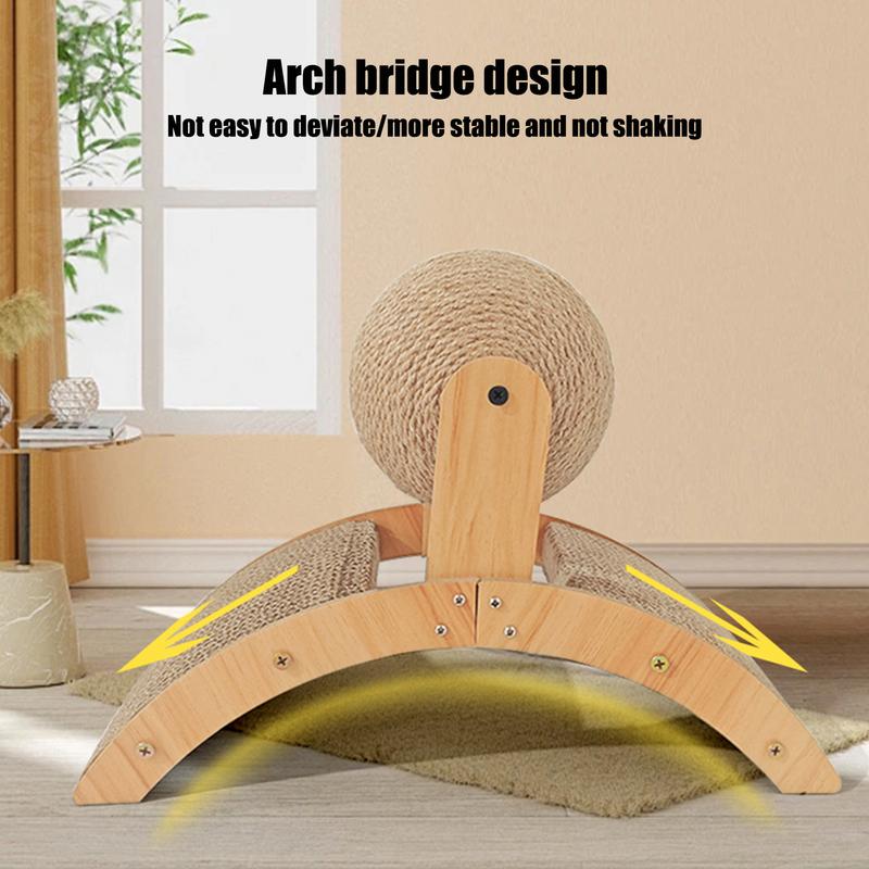 Cat Scratcher Kitten Grinding Claw Toy Wood Sisal Ball Scratcher Exercise Furniture Protector for Outdoor Pet Play to Prevent China Mainland
Cat Scratcher Kitten Grinding Claw Toy Wood Sisal Ball Scratcher Exercise Furniture Protector for Outdoor Pet Play to Prevent China Mainland