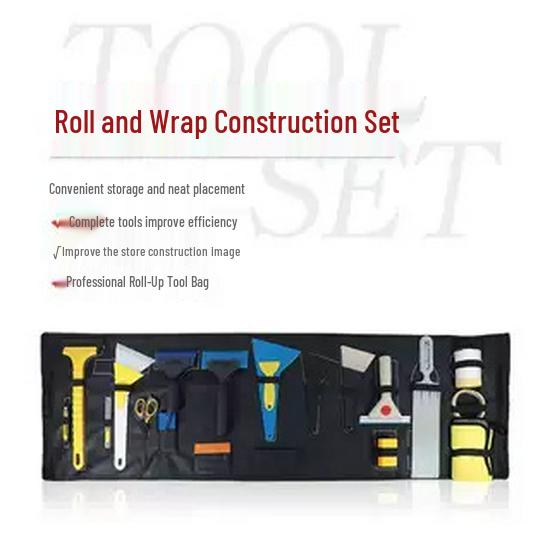 Car Wrap Tool Kit: Color Change Squeegee & Application Tools with Storage Bag Without Tools
Car Wrap Tool Kit: Color Change Squeegee & Application Tools with Storage Bag Without Tools