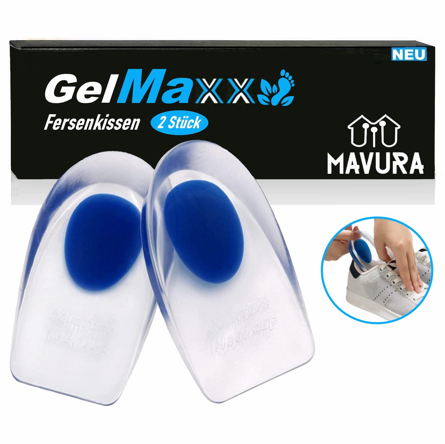 GelMaxx Premium Fersenkissen Schuh Einlagen Fersensporn Fersenpolster Fersenkeil
GelMaxx Premium Fersenkissen Schuh Einlagen Fersensporn Fersenpolster Fersenkeil