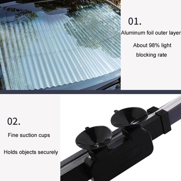 Car Sun Shade 46x120cm Car Roller Sunshade Car Window Shade with 4 Suction Cups Type A
Car Sun Shade 46x120cm Car Roller Sunshade Car Window Shade with 4 Suction Cups Type A