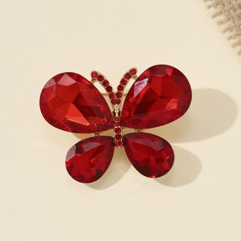Fashion Full Rhinestone Butterfly Brooch Collection Suit Accessories High-end Brooch Retro Collar Buckle красный
Fashion Full Rhinestone Butterfly Brooch Collection Suit Accessories High-end Brooch Retro Collar Buckle красный
