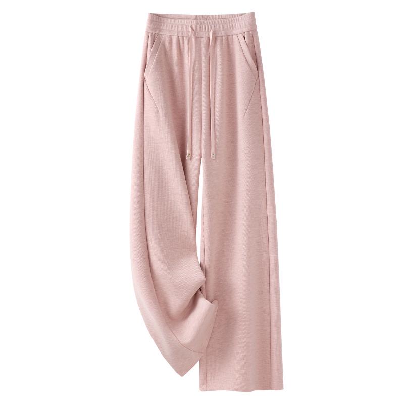 Women s Pink Tweed Wide-Leg Pants, Autumn/Winter 2024 Style, High-Waisted, Draped Straight-Leg, Casual Winter Glutinous Rice Design L
Women s Pink Tweed Wide-Leg Pants, Autumn/Winter 2024 Style, High-Waisted, Draped Straight-Leg, Casual Winter Glutinous Rice Design L