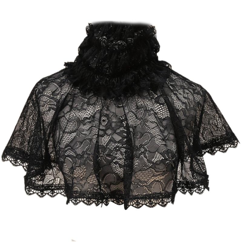Victorian Collar Ruffled Gothic Cosplay Pullover for Shirt Blouse Decorative Spread False Collar Play Costume Accessories 1
Victorian Collar Ruffled Gothic Cosplay Pullover for Shirt Blouse Decorative Spread False Collar Play Costume Accessories 1