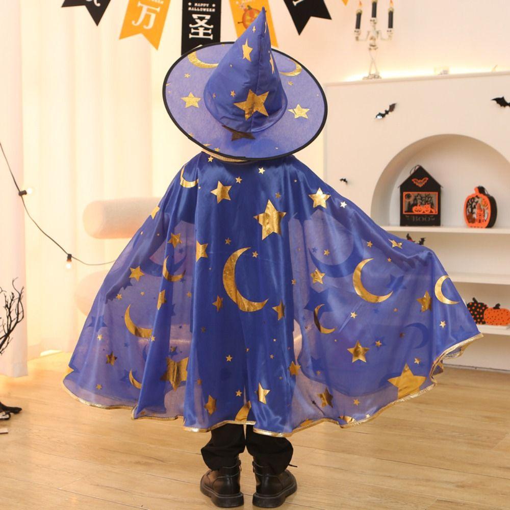 Bright Color Kids Witches Robes Pointy Hat Halloween Cosplay Cape Childern Halloween Costumes Boys style3
Bright Color Kids Witches Robes Pointy Hat Halloween Cosplay Cape Childern Halloween Costumes Boys style3