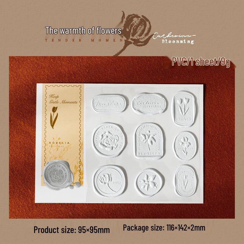 Stay Gentle Moments 3D Tomato Sauce Sealing Wax Sticker - 4 Designs for Journals
Stay Gentle Moments 3D Tomato Sauce Sealing Wax Sticker - 4 Designs for Journals