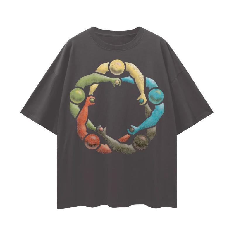World Peace Pattern Tshirt Made of Pure Cotton for Men and Women Casual and Fashionable Short Sleeved for Spring and Summer 4XL
World Peace Pattern Tshirt Made of Pure Cotton for Men and Women Casual and Fashionable Short Sleeved for Spring and Summer 4XL