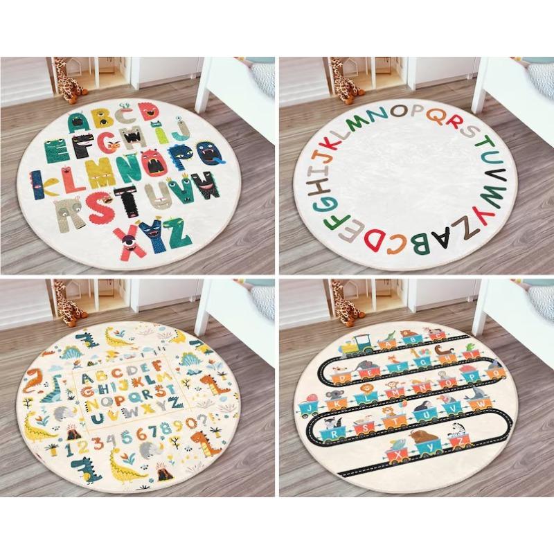 Letters Round Rug Alphabet Floor Carpet Train Non Slip Circle Rugs Animal Anti Slip Mat Beige Toddler Area Rugs for Kid s Room 40X40cm
Letters Round Rug Alphabet Floor Carpet Train Non Slip Circle Rugs Animal Anti Slip Mat Beige Toddler Area Rugs for Kid s Room 40X40cm