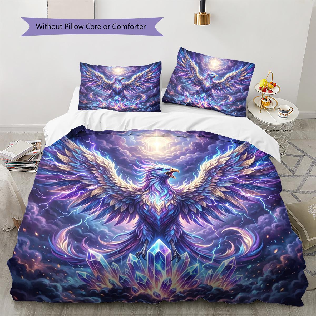 Phoenix Pattern Bedding Quilt Set Quilt Cover Pillowcase Home Decoration Birthday Gift (1 * duvet cover + 2 * pillowcase, without core) 135x200cm
Phoenix Pattern Bedding Quilt Set Quilt Cover Pillowcase Home Decoration Birthday Gift (1 * duvet cover + 2 * pillowcase, without core) 135x200cm