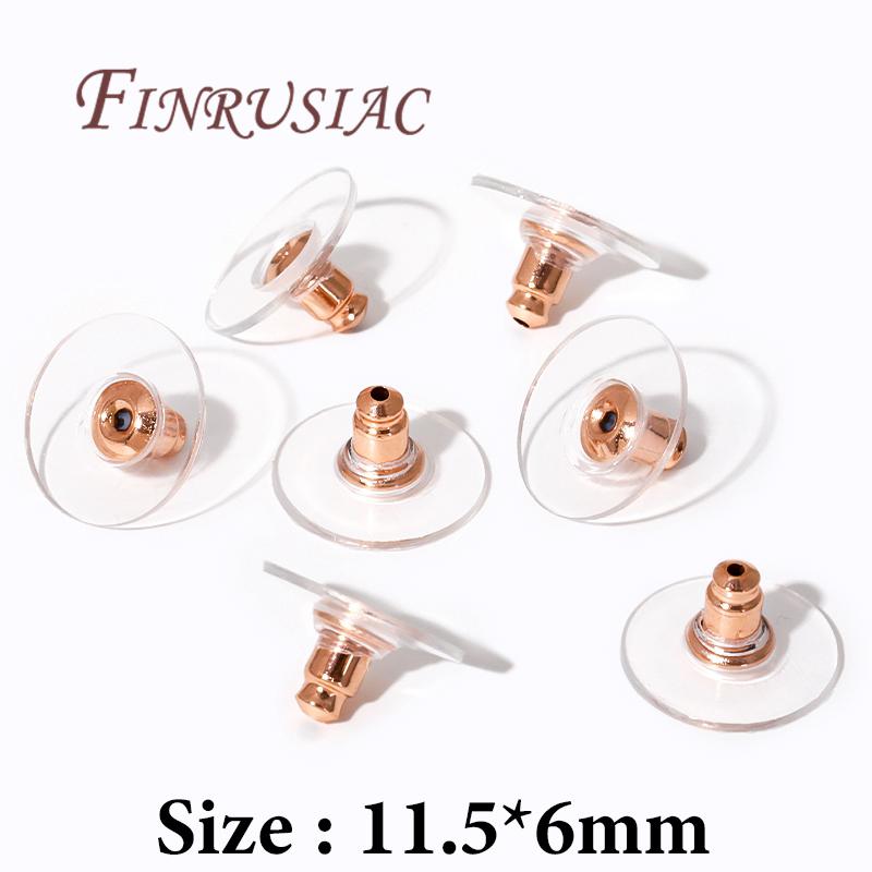 50Pcs/Lots Earring Backs For Studs 14K Gold Plated Rubber Ear Backs Stopper Ear Nut For DIY Earring Jewelry Making Accessories 50pcs
50Pcs/Lots Earring Backs For Studs 14K Gold Plated Rubber Ear Backs Stopper Ear Nut For DIY Earring Jewelry Making Accessories 50pcs