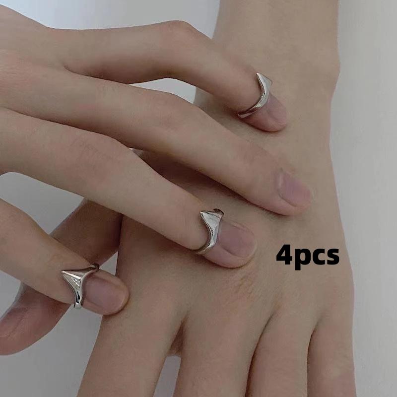 4pcs Knife Edge Metal Tail Ring Simple Personality Cool Opening Fashion Ring for Men Women Girls Men Party Jewelry 2022 New INS
4pcs Knife Edge Metal Tail Ring Simple Personality Cool Opening Fashion Ring for Men Women Girls Men Party Jewelry 2022 New INS
