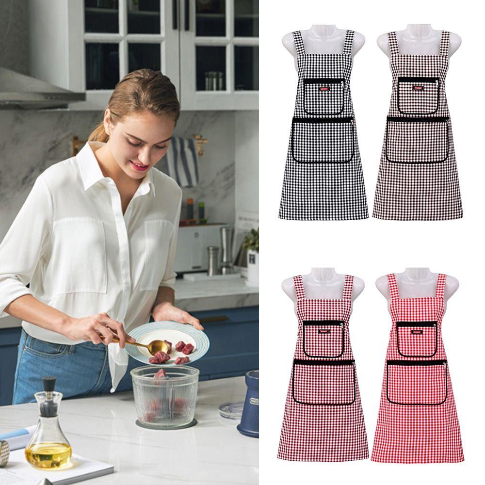 Grids Pattern Cooking Smock Taslan Housework Clothes Comfortable Kitchen Workwear Home Bar Cafe чорний
Grids Pattern Cooking Smock Taslan Housework Clothes Comfortable Kitchen Workwear Home Bar Cafe чорний