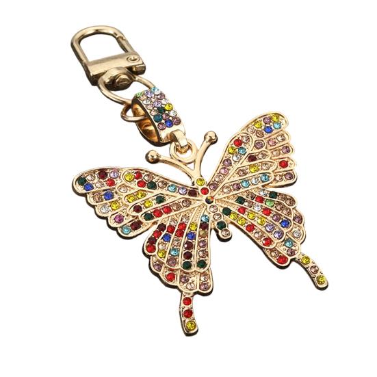 Keychain Pendant Sparkling Rhinestones Butterfly Shape Zinc Alloy Keychain Pendant with Lobster Clasp Backpack Accessory B різнокольоровий
Keychain Pendant Sparkling Rhinestones Butterfly Shape Zinc Alloy Keychain Pendant with Lobster Clasp Backpack Accessory B різнокольоровий