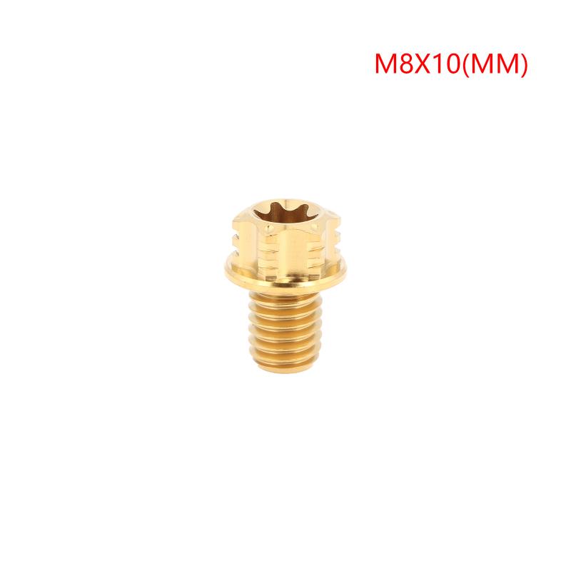 M8 Titanium Bolts Hexagon Head Flanged Screws For Mountain Bike Motorcycle Upgrades Lightweight Fasteners M8×10 золотий
M8 Titanium Bolts Hexagon Head Flanged Screws For Mountain Bike Motorcycle Upgrades Lightweight Fasteners M8×10 золотий
